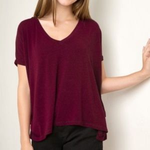 Brandy Melville Red Sheron Top